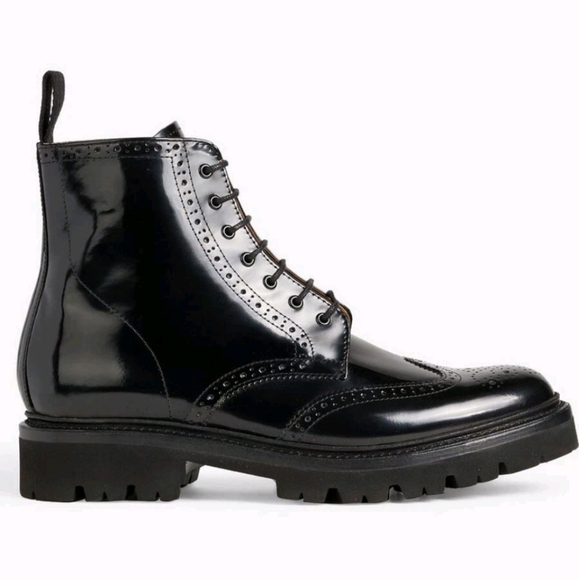 Grenson Emmaline black patent leather boots - Picture 1 of 7
